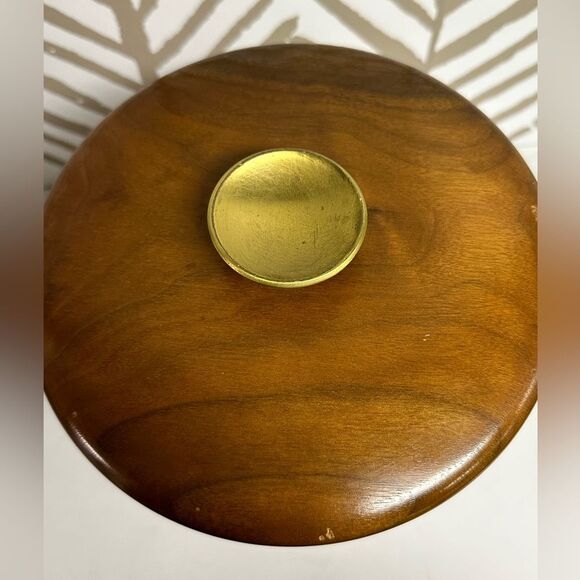 Vintage MCM Vermillion Walnut Co Ice Bucket - Picture 7 of 12